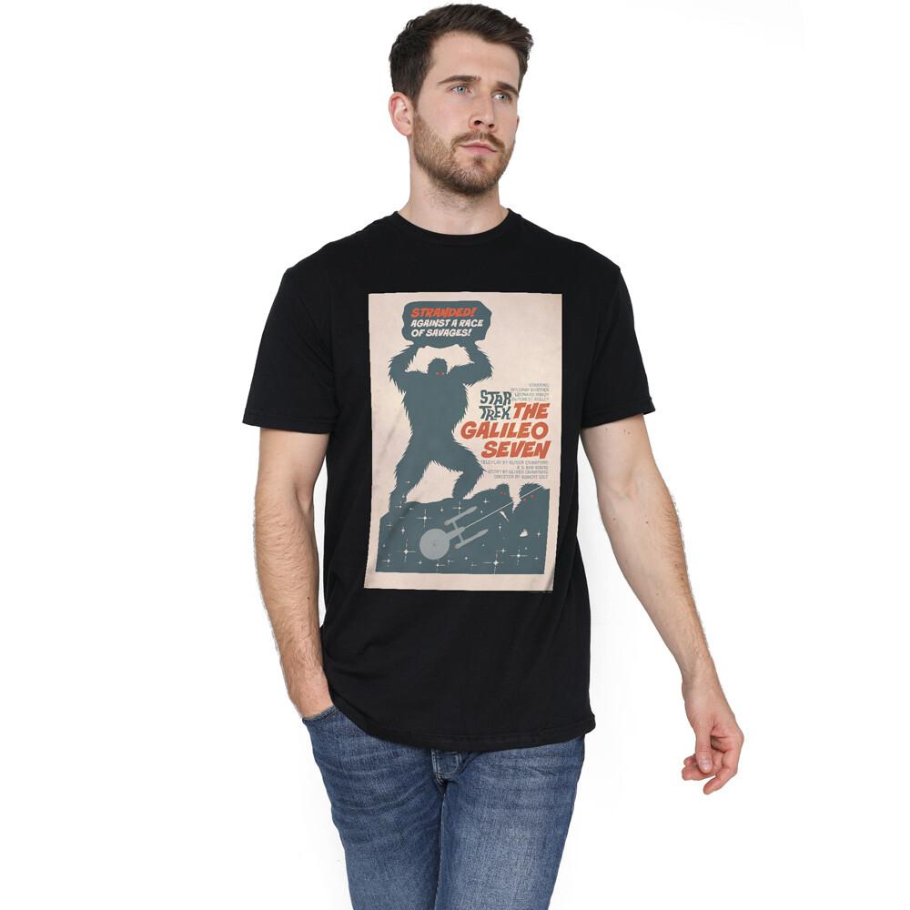 Футболка Star Trek Tos Эпизод 16 S-2XL, Черная Унисекс Футболка