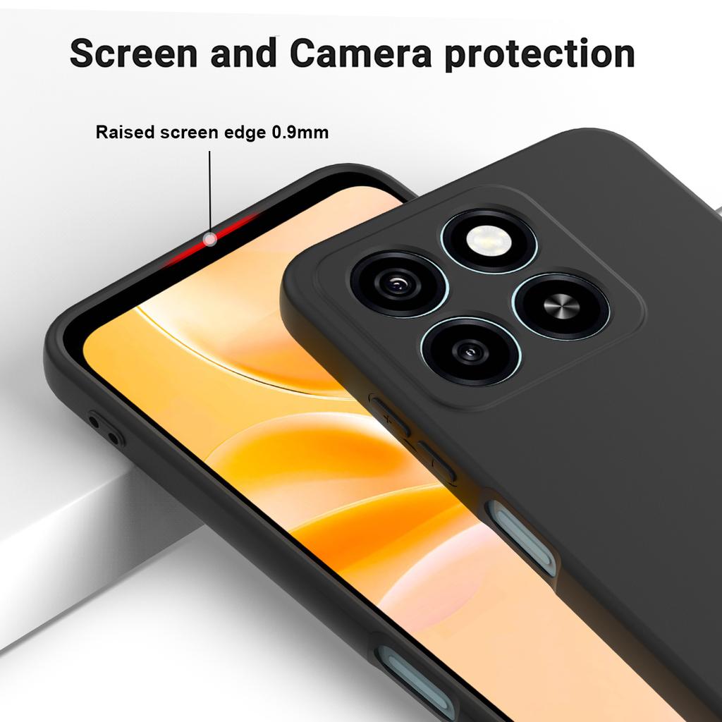 Для ZTE Blade A55/A35 Чехол Жидкий силикон Защита от царапин Чехол для телефона с ремешком на руку