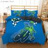 Motorcycle Race Car Bedding Set Single Twin Double Queen King Cal King Size Bed Linen Set