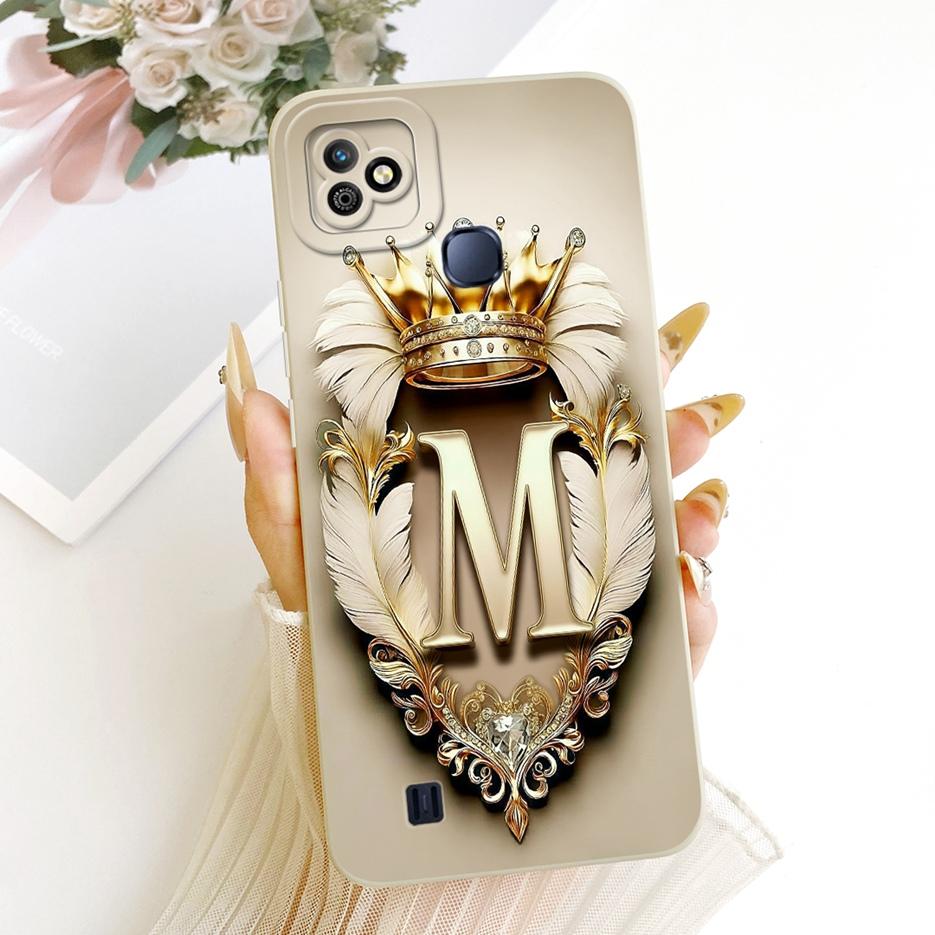 For Infinix Smart HD 2021 Case X612B X612 Cute Crown Letters Cover Shockproof Soft Silicone Case For Infinix Smart HD 2021 Shell