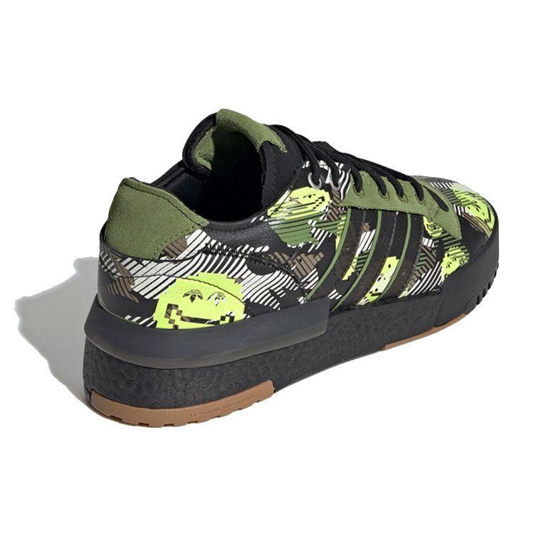 adidas Оригинальные кроссовки Rivalry Rmlow из синтетической кожи, дышащие кроссовки с низким верхом, унисекс, зеленый, черный GZ7841