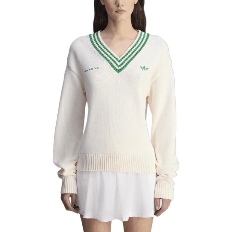 adidas X Спортивный и Роскошный Свитер Молочно-Белый Женские Топы JL7195