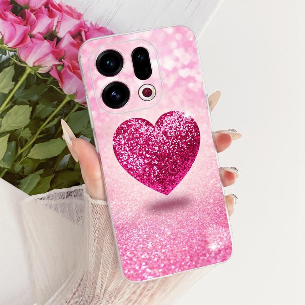 Clear For Oppo Find X9 Case Cover Cute Cat Fashion Butterfly Luxury Painted Soft Casing For Oppo CPH2797 PLJ110