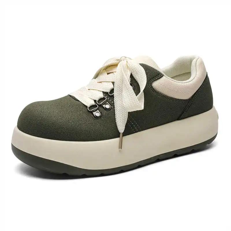 Fashion Chunky Flat Sole Men's Sneakers Popular Casual Men's Summer Moccasins Yellow Men's Shoes Sport Caregiver Casuall Branded