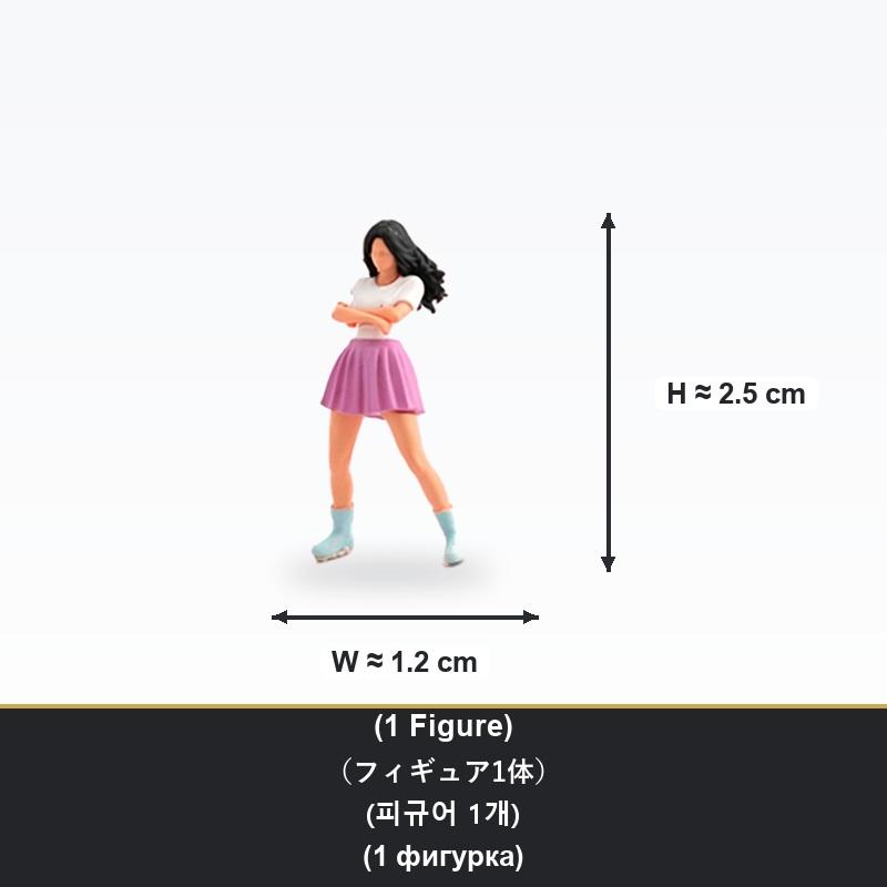 Resin Model 1/64 Dance Machine Miniature Figures Minifigure Model Kit Model Props Creative Photography Display