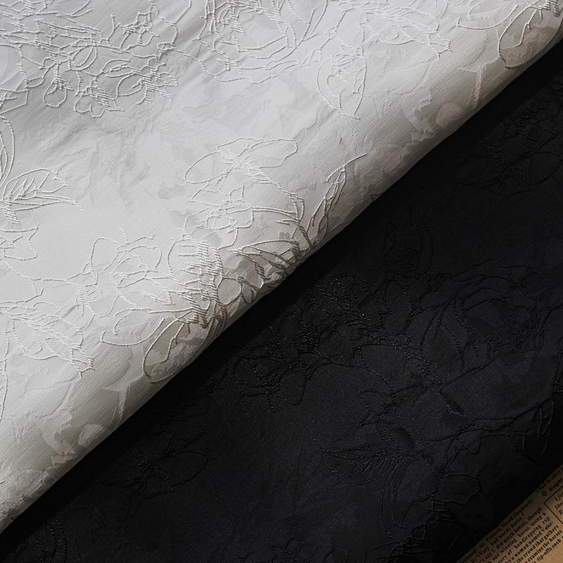 Модное отличительное плетение тисненая вязанная крючком текстура трехмерная жаккардовая ткань плетение жесткая модная ткань для костюмов и платьев пончо