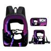 Friday Night Funkin Themed Kids School Backpack Set Lightweight Cartoon Crossbody Bag Pencil Case Elementary Students