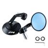 For Yamaha FZ6 FZ-6 ZF6N FZ6R FAZER All Year 1 Pair 7/8'' 22mm Motorcycle Bar End Mirrors Retro Handlebar Tip Rearview CNC