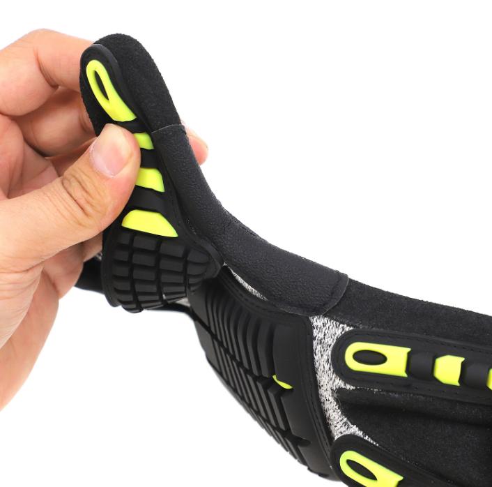Oilfield Mining Sandy Nitrile Coated Shock Vibration Cut Resistant Level 5 Work TPR Glove Anti High Impact Gloves Mechanic Glove
