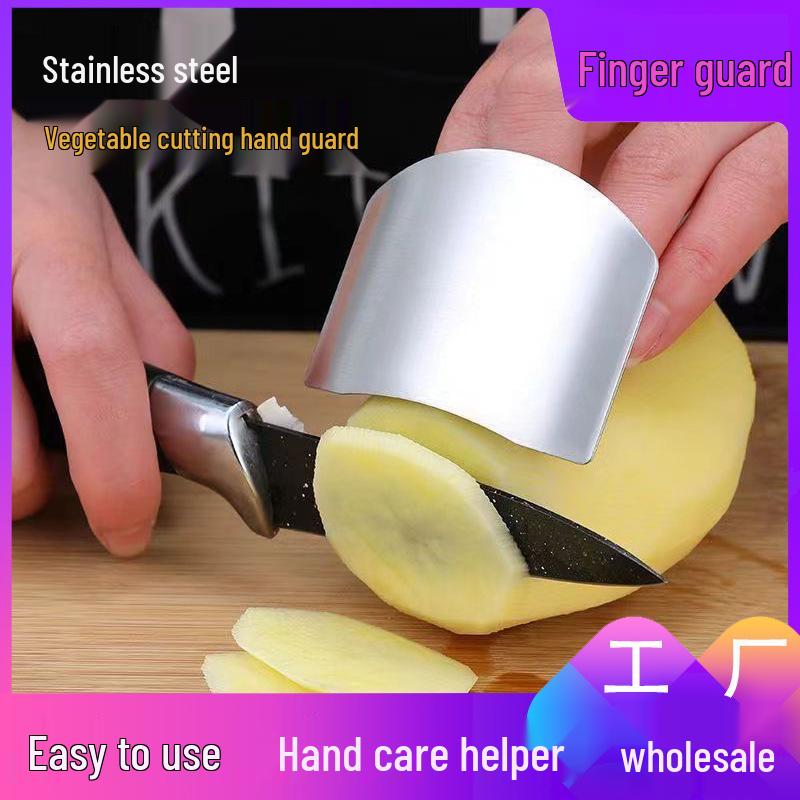 Защита пальцев из нержавеющей стали, перчатка для кухни против порезов для нарезки овощей