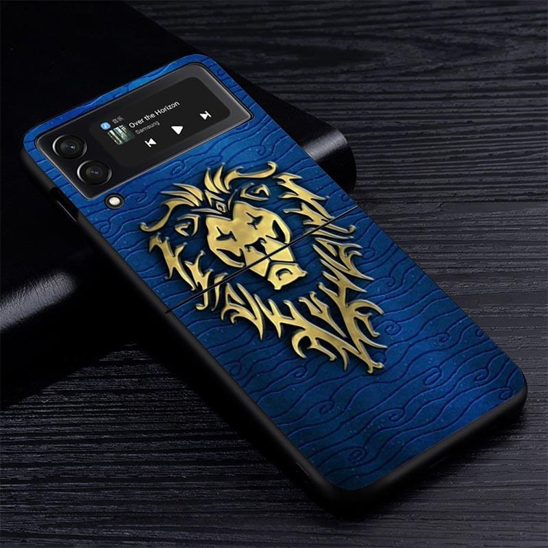 W-World Of W-Warcraft W-Wow Z Flip 7 Phnoe Case For Samsung Z Flip 6 5 4 3 5G Galaxy ZFlip7 ZFlip4 ZFlip5 ZFlip6 ZFlip3 Phone Co