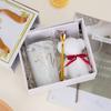 Сувенирный набор, стакан для воды, креативная женская кружка, подарочная коробка, чашка, свадебный подарочный набор, керамическая чашка, ответный подарок