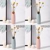Elegant Plastic Flower Vase Stunning Imitation Ceramic Floral Pot For Home Decoration