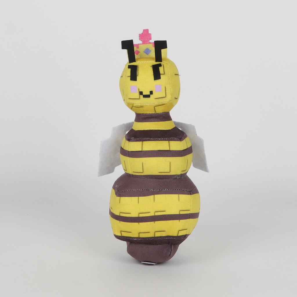 Toy Minecraft Plush Queen Bee Animal Durable Material Play Collecting Doll Gift