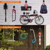 Anti-Slip Coating Wall Mount Hook Solid Steel Heavy Duty Hook Bike Wall Mount  Garage Storage
