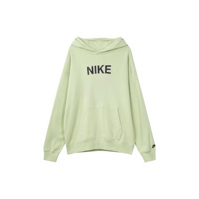 Nike Толстовка с капюшоном и длинным рукавом с принтом логотипа в американском стиле, мужская толстовка цвета дыни и зеленого цвета FQ7269