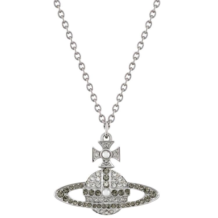 VIVIENNE WESTWOOD Латунь, Камень, Хрусталь Ожерелья Унисекс Серебро 8053195072477