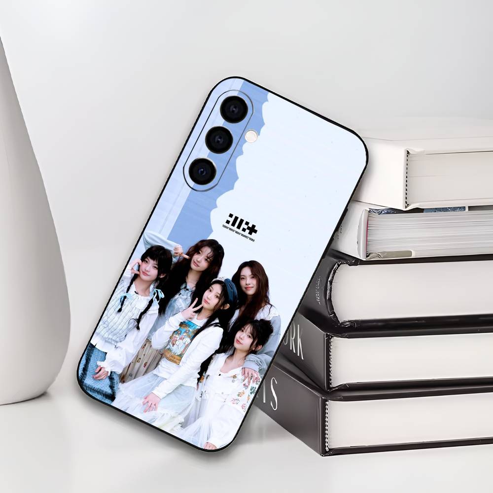 Чехол для телефона K-POP I-ILLIT для Samsung Galaxy A73, A72, A71, A70, A53, A52, A51, Мягкий силиконовый черный чехол