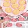 Halloween Cookie Molds 3D Pumpkin Shape Plastic Cutters Stamps Set For Professional Cookie Cakes And Sugar Art Creation