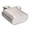 1 Oz Hip Flask Portable Good Sealing Sturdy Anti-rust with Keychains Travel Bottle Wine Flask Daily Use