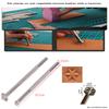 1/2 шт. Металлические штампы для тиснения по коже DIY Инструменты для резьбы по коже Штамп Воск Штампы для кожевенного ремесла