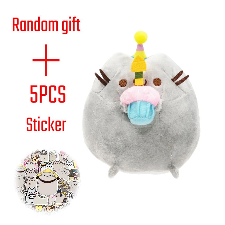 15 см Аниме Плюшевая Игрушка Кот Пицца Кот Чипсы Суши Каваи Мультяшный Кот Ангел Мороженое Наполнитель Животное Игрушка Детский День Рождения