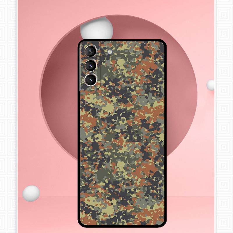 Камуфляжный чехол Flecktarn для Samsung Galaxy S24 S23 S22 Ultra Note 10 Plus Note 20 S9 S10 S20 S21 FE Задняя крышка