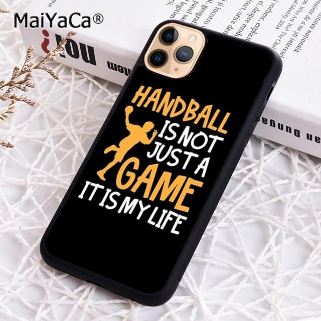 Настоящие девушки играют в гандбол цитаты Чехол для телефона Для iPhone 17 Air 16 pro max 15 14 plus 12 13 Чехол coque