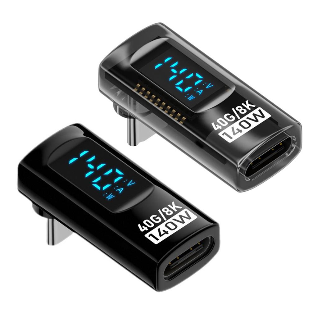 Адаптер USB C «папа-мама» Тип C Удлинитель Адаптер Высокоскоростная передача данных 40 Гбит/с Быстрая зарядка 140 Вт Поддержка видео 8K