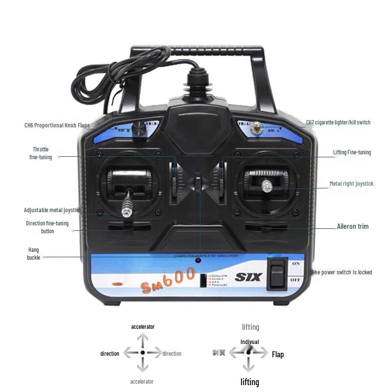 Lizhan Flight Simulator Remote Controller