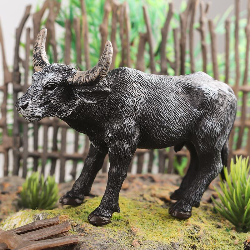 Oenux Модель фермы Симуляция Лошадь Корова Коза Осел Свинья Собака Фигурки Животные Птица Фигурка Образование Прекрасная Детская Игрушка Подарок