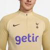 Nike Футболка мужская с длинным рукавом Tottenham Hotspur Strike Third Letter Print Spliced Knit Training Team-Gold DZ0846-784