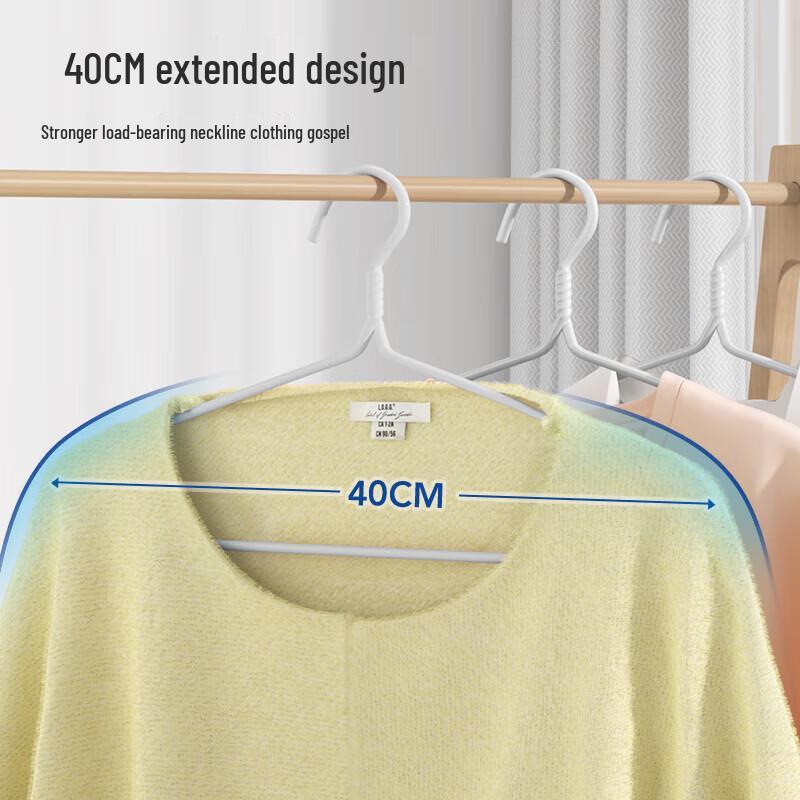 Non-slip Dipped Plastic Clothes Hangers