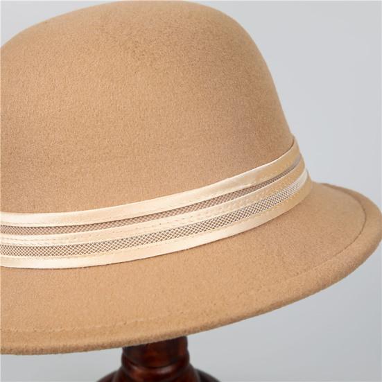 Женская зимняя шляпа-панама однотонная с искусственным жемчугом и цветочной отделкой, шляпа-ведро для активного отдыха, путешествий, повседневной носки