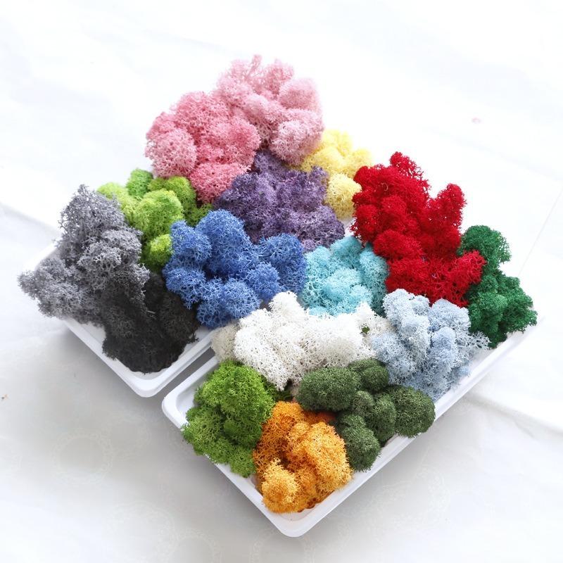 20 г искусственное зеленое растение поддельный цветок мох трава бессмертная гостиная декоративная стена DIY цветочные аксессуары