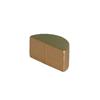 10 шт. Многоцелевой держатель для визиток Деревянная подставка для номеров столов Полукруглая подставка для заметок, записей, фотографий для свадьбы