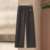 LANGSHA Широкие прямые брюки для женщин среднего возраста, осень/зима