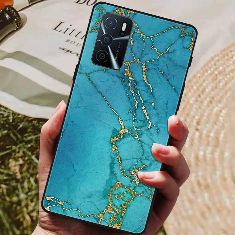 Чехол для OPPO A54s Мягкие ТПУ чехлы для телефона Oppo A54S CPH2273 Силиконовый чехол для Coque OPPO A 54s A54 s 6.52" Черный бампер Fundas