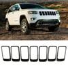 Racing Grills for Jeep Grand Cherokee 2014 2015 2016 7PCS Car Front Grille Grill Inserted Cover Replacement Exterior