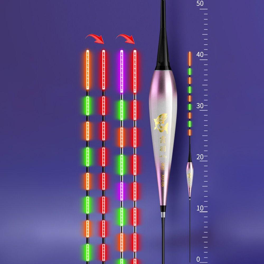 2 шт. Индикатор Электронный рыболовный поплавок Буй Поклевка Скальная рыбалка Поплавки Светящийся поплавок Длинный хвост