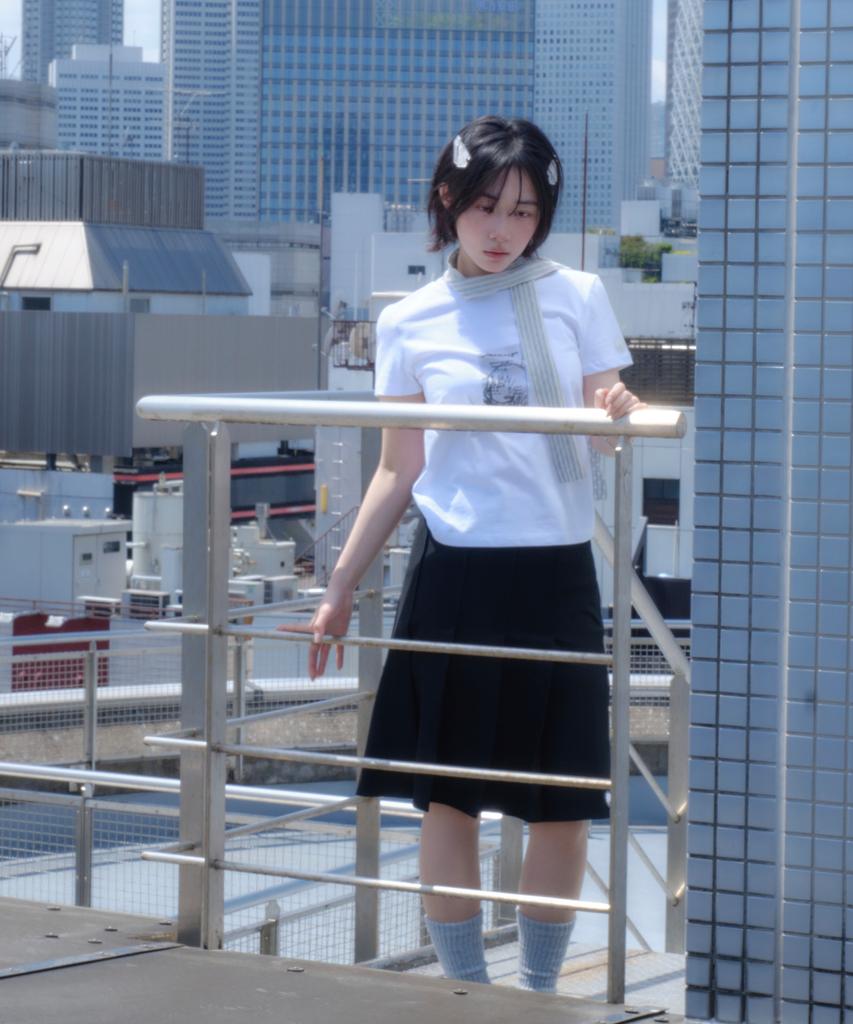Плиссированная юбка миди Miyuki Miuki (черный)