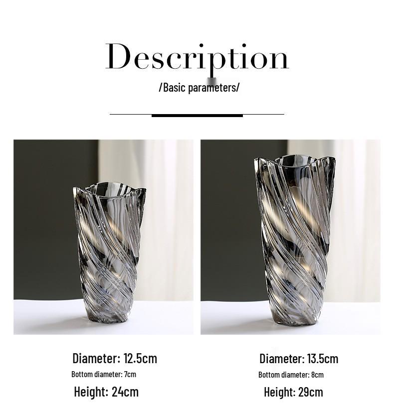 Богемная Современная Ваза из Прозрачного Стекла для Домашнего Декора и Гидропонных Цветочных Композиций в Гостиной