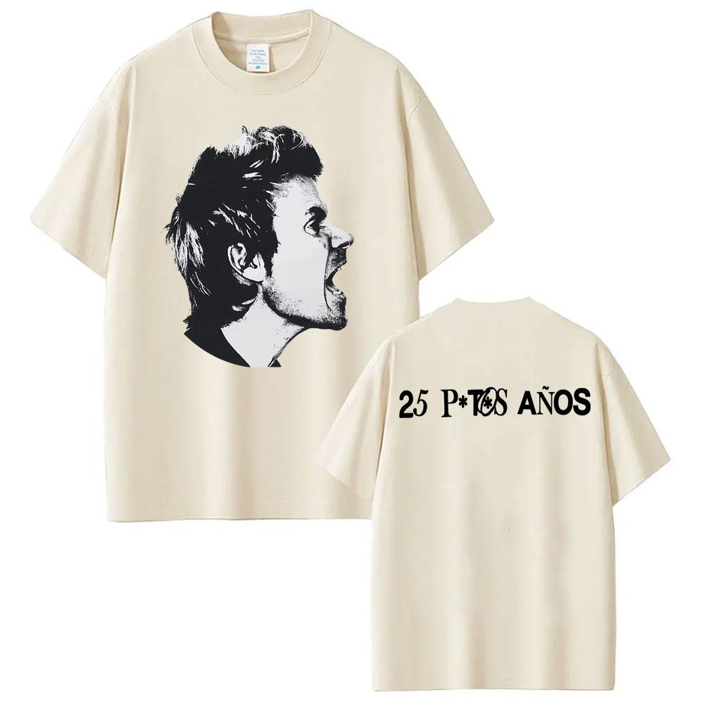 Dani Martn Concierto Aos Album Tshirts Unisex Women Vintage High Street Hip Hop T Shirt Cotton Short Sleeve Tshirt Tops