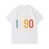 Men's 100% Cotton Crew Neck Short Sleeve T-Shirt, Retro Made In 1990 Limited Edition Print Casual Vintage Comfortable Summer Everyday Wear Graphic Tee