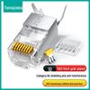 Shanze CAT7, CAT8 RJ45 Copper Shell Shielded Connector, 10G Two-Piece Crystal Head