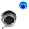1Pcs 14LED RGB Recessed Stainless Steel Cup Holder For Car RV Truck Marine Boat