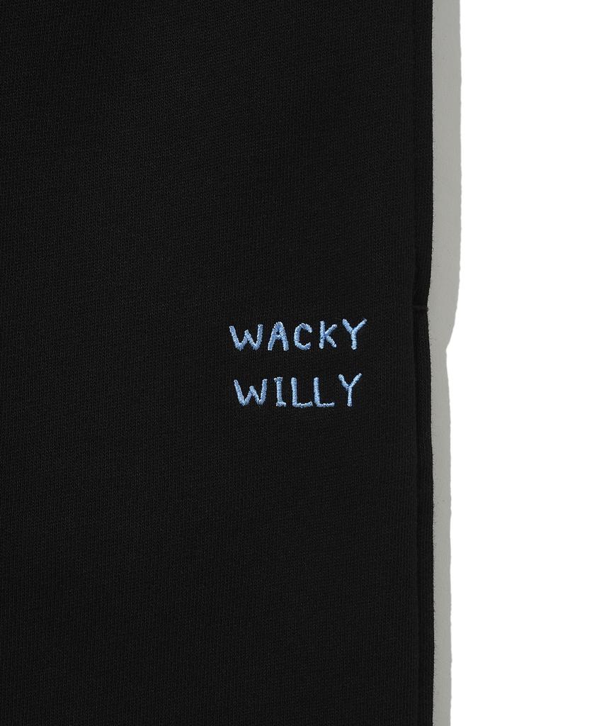 WACKY WILLY Женские прямые спортивные штаны на шнурке Черные