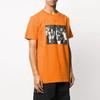 Off-White Spray Paint T-Shirt Orange Men Streetwear OMAA027R201850151910