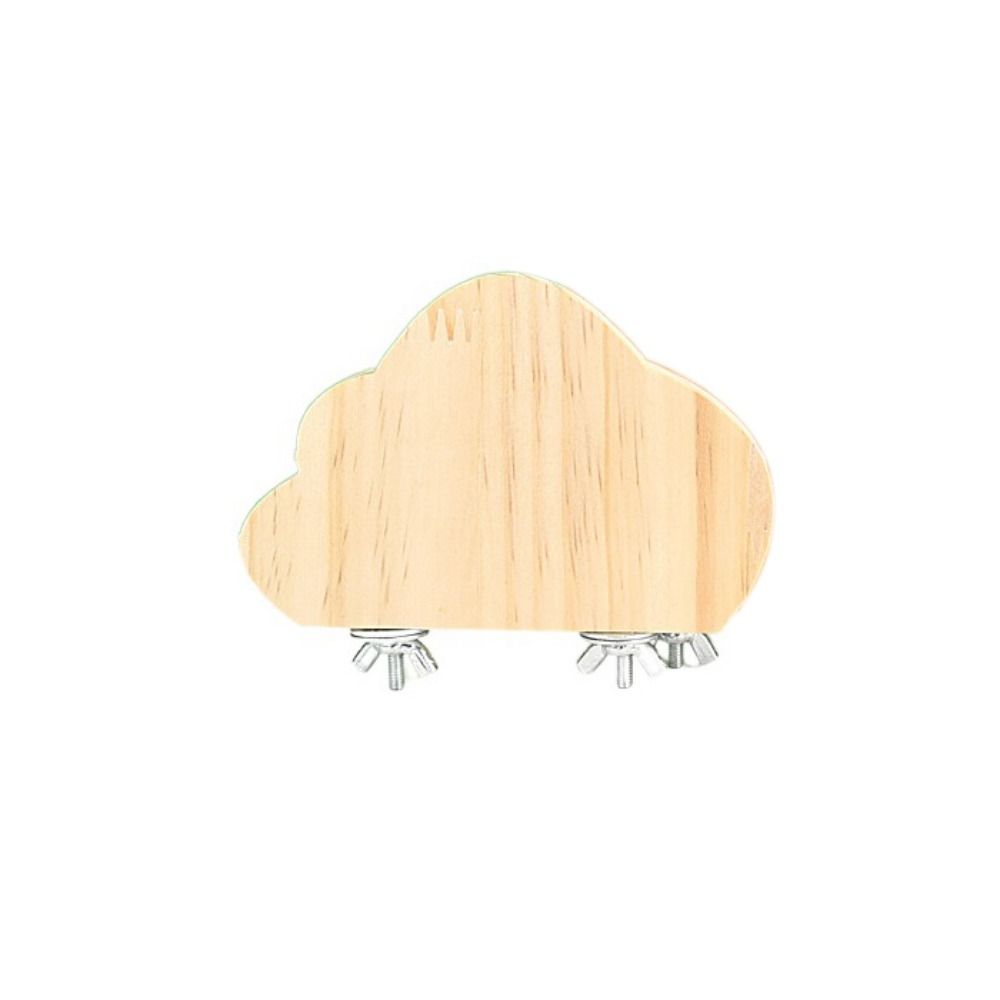 Износостойкая деревянная подставка для домашних животных, трамплин для хомяка, попугая, кореллы