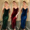 Negligee Velvet Long Night Dress Nightwear Sleepwear Summer Nightdress Night Wear